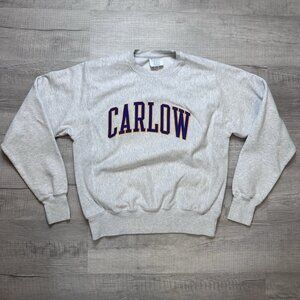 Carlow University Pennsylvania Champion Reverse Weave Sweatshirt Small Crew Neck